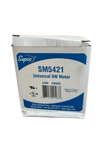 NEU Supco SM5421 9 Watt 230 Volt CW Kühlung Kondensator Motor Universal Box - Bild 1 von 5