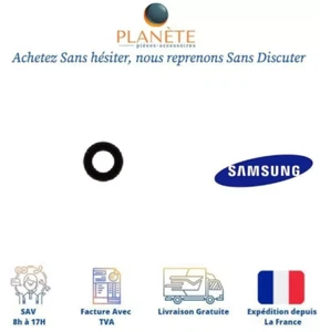 Originale Lentille Caméra Noir Pour Samsung Galaxy Xcover 5 (G525F) - Photo 1 sur 1