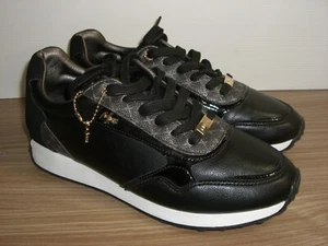Mexx schwarze Sneaker Low,  Gr. 40, Mod. Jade, OM echt Leder, Vorführpaar, TOP - Bild 1 von 9