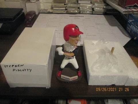 MWL Quad City River Bandits #5 Stephen Piscotty SGA NIB Baseball Bobblehead Cover