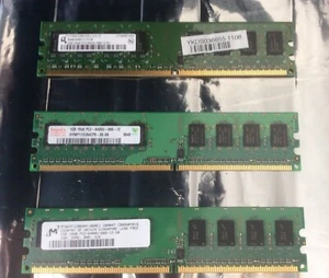 Used 4gb PC2 6400u memory unmatched - Picture 1 of 2