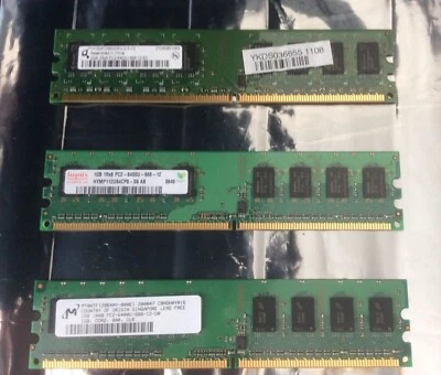 Used 4gb PC2 6400u memory unmatched - Image 1 of 2