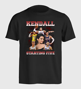 Kendall Jenner  Starting 5 Five NBA Team Shirt T-Shirt - Sizes S to 5XL