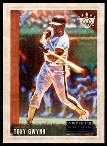 2022 Diamond Kings Artist Proof Blue Tony Gwynn San Diego Padres #12