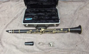 Vintage / Antique Lyceum Wood Body Clarinet w/ Case - Picture 1 of 24