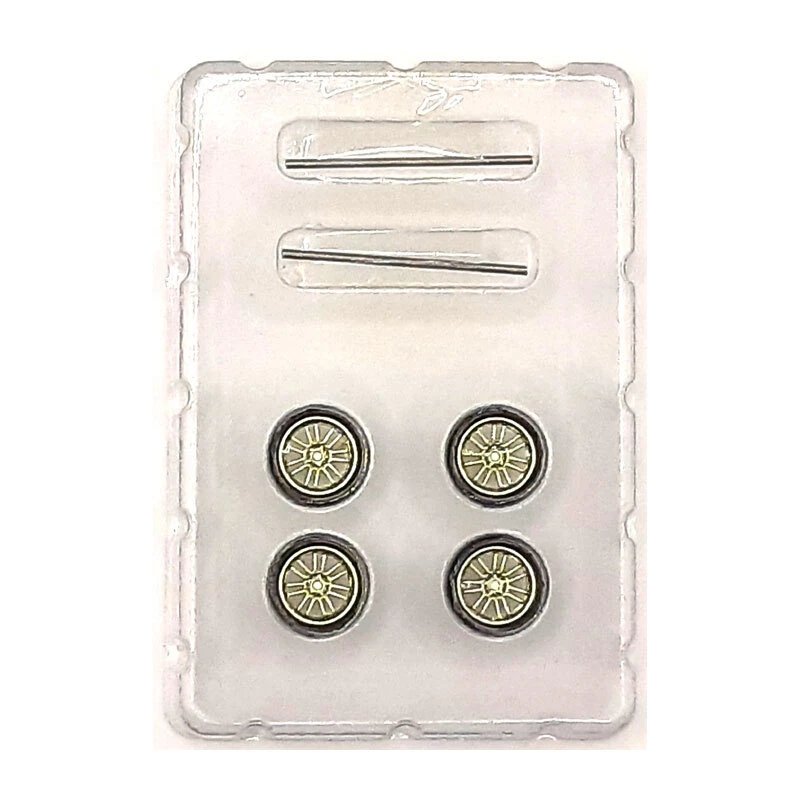 MOT BC26406-GD Radset ABS Felgen und Reifen gold 9,8 mm DM 1:64 - Bild 1 von 1