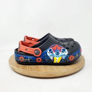 CROCS Star Wars Shoes Kids 12 Imperial Darth Vadar Black Girls Boys Clog Sandal - Picture 1 of 12