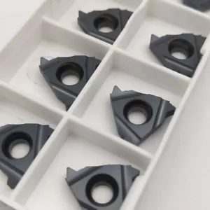 10 pz 16ER 2,5ISO LDA inserti filettati indicizzabili inserti in carbonio CNC 16 ER2,5 ISO - Foto 1 di 5