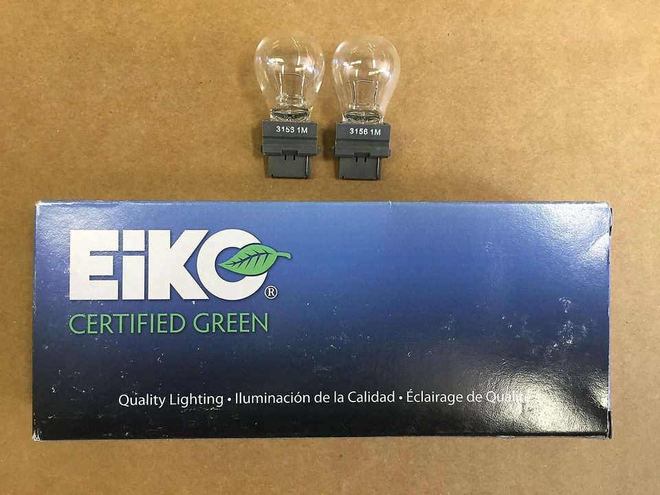 Set of 2: Genuine Eiko Certified 3156 Taillight Brake Light Bulb USA SHIP - Image 1 of 2