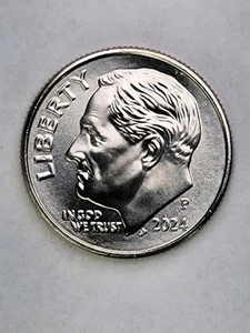 2024 P Roosevelt Dime BU Includes (1 dime) and Free Shipping  - Picture 1 of 2