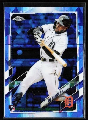 2021 Topps Baseball Chrome Update Sapphire Akil Baddoo #US196 RC Detroit Tigers - Image 1 of 4