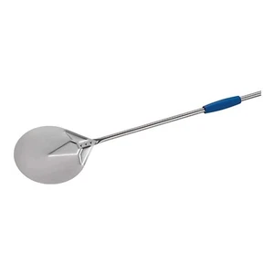 Palettino Pizza Azzura Acciaio Inox ø 23 cm Manico 120 cm - GI.METAL - Sfornare - Foto 1 di 1
