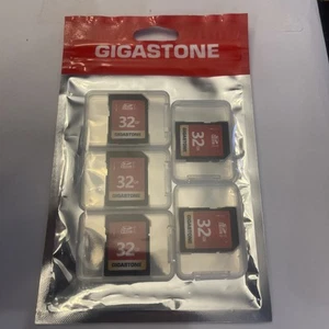 32 Go 5 Pack Carte SD UHS-I U1 Classe 10 SDHC Carte Mémoire avec 5 Mini Étuis NEUF - Photo 1 sur 1