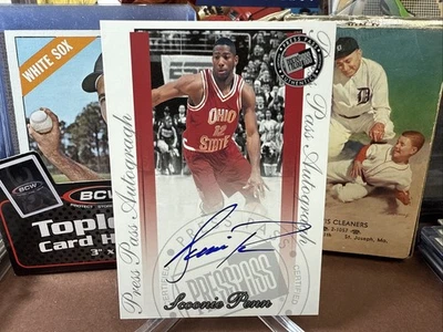 Scoonie Penn 2000 Press Pass Autographs Auto RC SP 262/500 OHIO STATE *On-Card* - Image 1 of 2