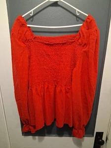 Shein Curve Blouse Red 3XL - Picture 1 of 4