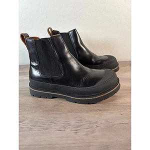Birkenstock Prescott geöltes Leder schwarz Slipper Chelsea Stiefel Herren 42 US 9 EUC - Bild 1 von 9