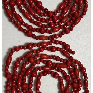 Guirnalda de árbol de Navidad madera vacaciones rústica granja chimenea abrigo decoración - Imagen 1 de 2