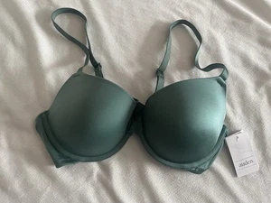 Sujetador Auden Light Lift Demi Coverage para mujer talla 36B verde - Imagen 1 de 7