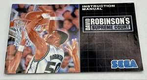 Spielanleitung DAVID ROBINSON's Supreme Court - Sega Megadrive 1992 - sehr guter Zustand - Bild 1 von 1
