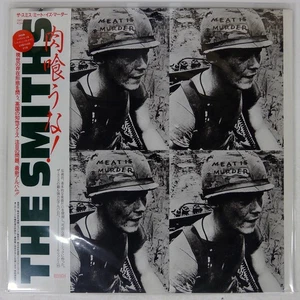SMITHS MEAT IS MURDER ROUGH TRADE 25RTL3001 Japan OBI VINYL LP - Picture 1 of 3
