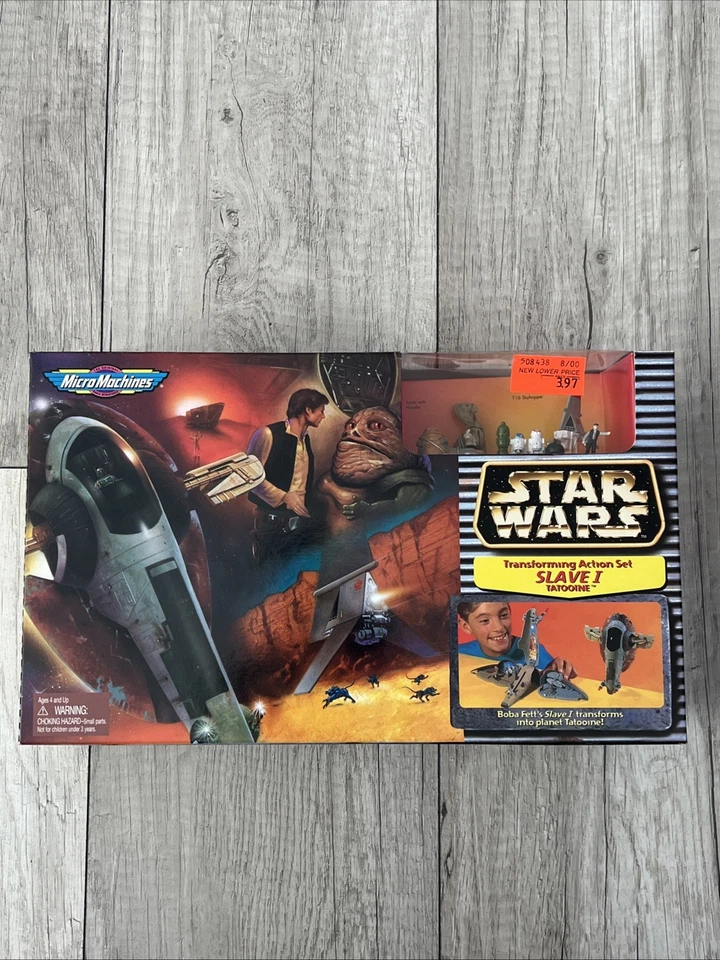 1997 Galoob Star Wars Micro Machines Action Fleet Slave 1 Playset