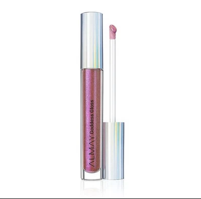 New Almay Goddess Gloss Lip Gloss #700 Flame  0.1 fl oz Glittery Reddish-Pink - Image 1 of 2