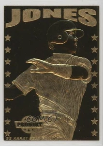 1992-98 ProMint 22K Gold /50000 Chipper Jones #34 HOF - Picture 1 of 3
