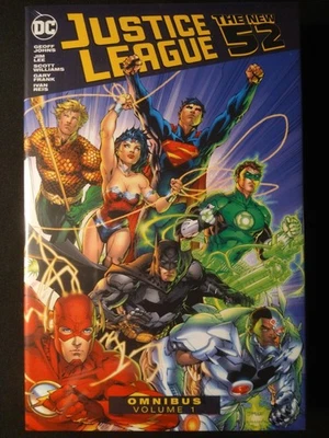 正义联盟全新52 Omnibus卷1杰夫·约翰斯(DC漫画)全新未拆封 — 第 1/2 张图片