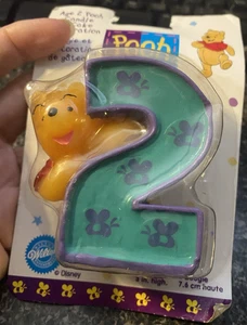 Disney Winnie Puuh Zahl Geburtstagskerze 2 Jahre alt - Bild 1 von 3