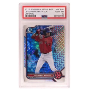 2022 Bowman Chrome Mega Box Ceddanne Rafaela #BCP61 PSA 10 Gem Mint Red Sox RC - Picture 1 of 2