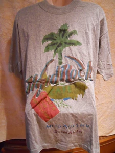 Herren HARD ROCK CAFE T-SHIRT Mogadischu Somalia Gr. L grau "closed for revolution" - Bild 1 von 5