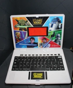 Star Wars Clone Wars Laptop RARE Anakin Rex Ahsoka Used Free S&H - Picture 1 of 15