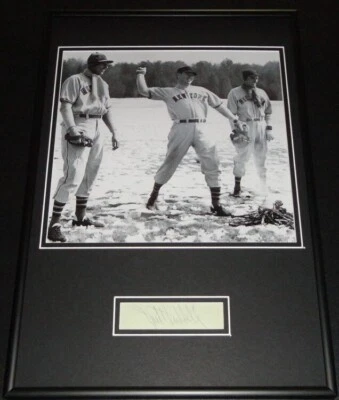 Carl Hubbell Signed Framed 12x18 Photo Display Vintage Signature JSA - Image 1 of 2