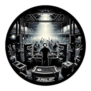 Junglist DJ Slipmat - Hardcore Junglism Movement Drum & Bass Rave - Picture 1 of 2