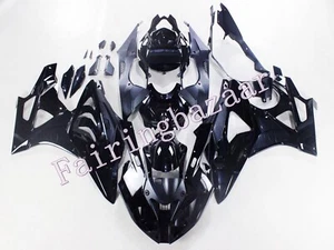 Fit for 2009-2014 S1000RR Gloss Black ABS Injection Plastic Bodywork Fairing Kit - Picture 1 of 7