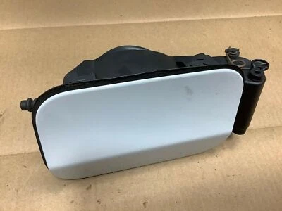 BMW 2007 535XI E60 SEDAN GASOLINE FUEL FILLER TANK COVER LID DOOR WHITE FACTORY - Image 1 of 4