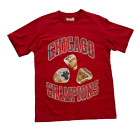 Ih Nom Uh Nit Chicago Champions Jordan Red T-Shirt Size L Made in Italy |RARE