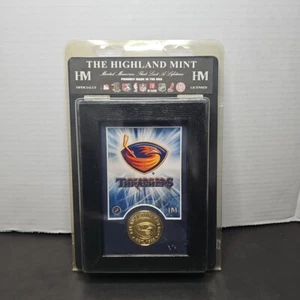 Atlanta Thrashers Highland Mint Bronze Coin Mini Mint 5" x 7" NEW NHL - Picture 1 of 4