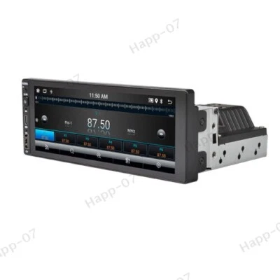 Radio de Coche Estéreo Pantalla Táctil 1Din Reproductor de Video Carplay Android Auto GPS WiFi Foto 1 de 4