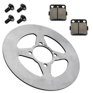 Rear Right Brake Disc with Brake Pads & Bolts for Yamaha Raptor 350 2004-2013 - Picture 1 of 6