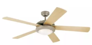 Westinghouse 72341 Comet 52'' Integrated LED Brushed Pewter Ceiling Fan w/Light - Picture 1 of 7