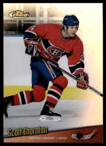 1998-99 Finest REFRACTOR Scott Thornton Montreal Canadiens #93