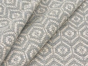 Tela de tapicería geométrica Colefax & Fowler - Arran/azul antiguo 4,40 yardas F4680-03 - Imagen 1 de 4