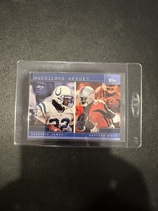 2001 Topps Chrome Combos Colts Football Card #TC1 Edgerrin James/Santana Moss