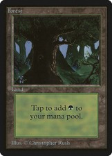 ​​​​Forest (C) [Limited Edition Beta] - MTG - Moderately Played​​​