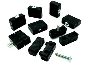ASSEMBLY BLOCKS Knockdown Connector Modesty Jointing KD Block KD - Black (621) - Picture 1 of 7