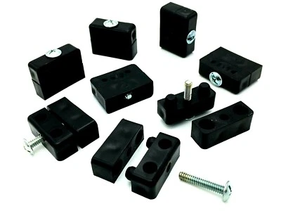 ASSEMBLY BLOCKS Knockdown Connector Modesty Jointing KD Block KD - Black (621) - Image 1 of 4