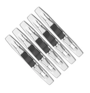 5x Niederhalter mit Plastiktippklemme für Ordner Ordnerklemme Veloflex - Bild 1 von 3