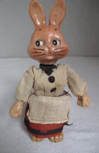 Antique Bucherer, Swiss multi-jointed Mrs. PETER RABBIT Doll c. 1920 - Picture 1 of 14