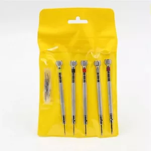 5 Piece Watch Maker Jeweller Screwdriver Set 0.8mm, 1.0mm, 1.2mm, 1.4mm, 1.6mm - Picture 1 of 3